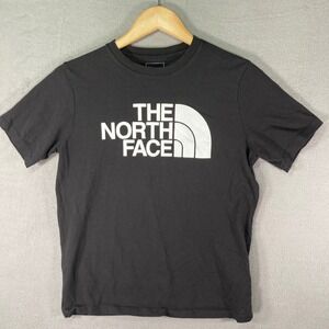 The North Face Men's T Shirt Black Logo Graphic‎ Short Sleeve Casual Top